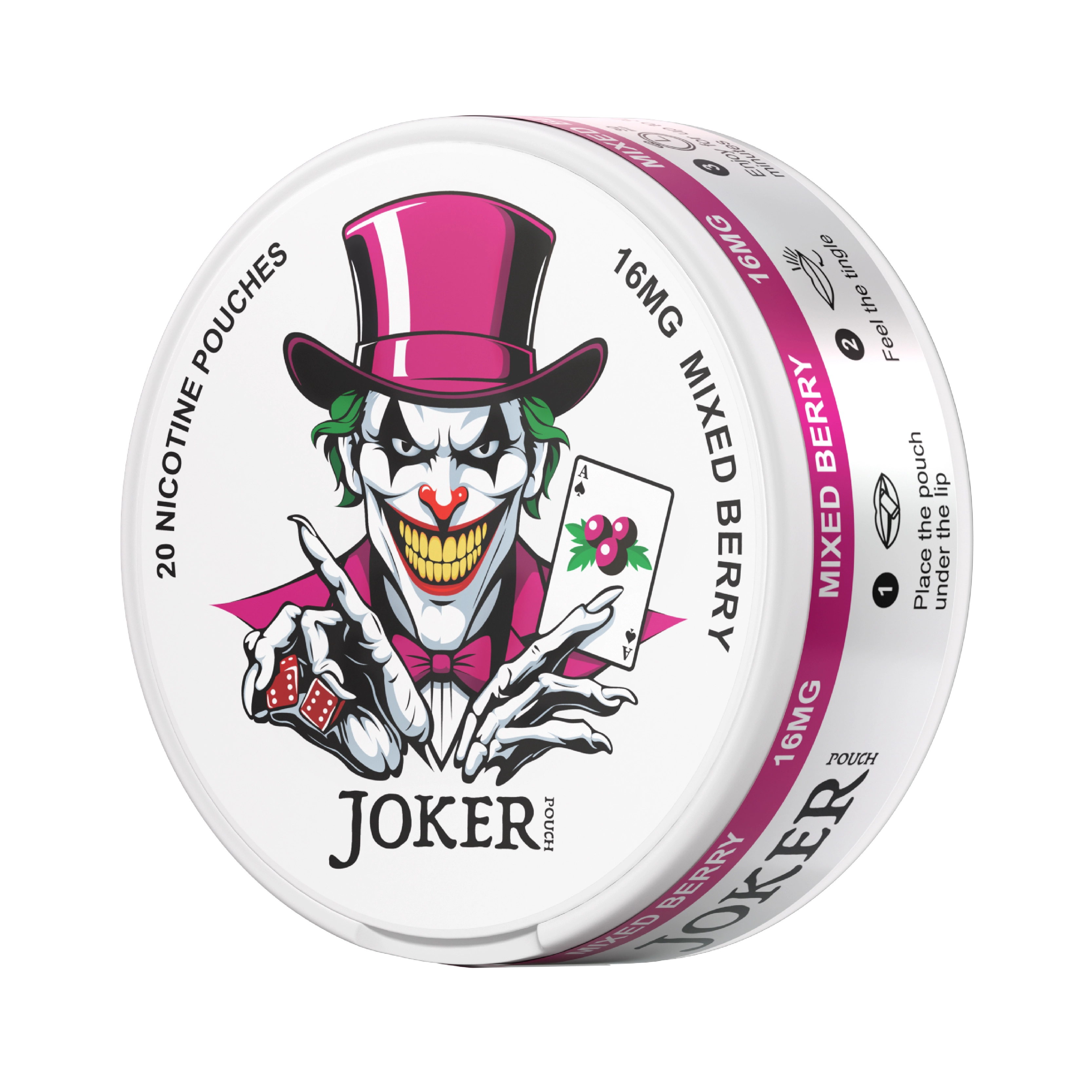 Joker Pouch 16mg with 8 Flavors Order Online - Vibe Snus