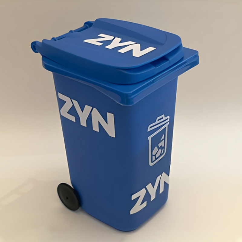 Mini Desktop Zyn Disposable Ashtray 2000+ sold Zyn Mini Trash Can - Vibe Snus