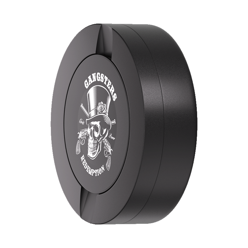 Black Metal Two-Tie Container Cans