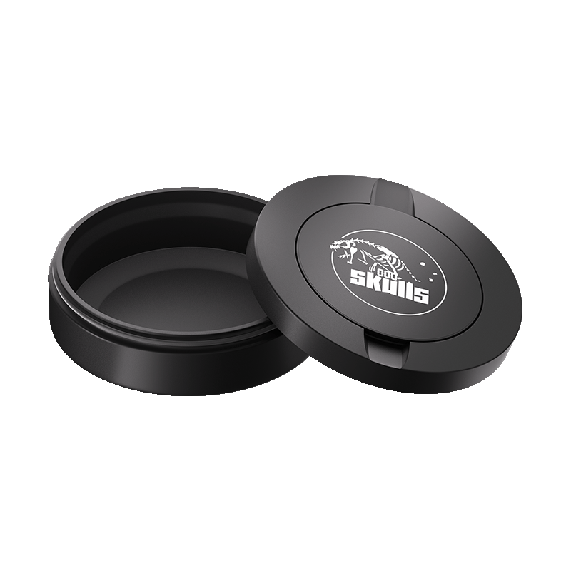 Black Metal Two-Tie Container Cans